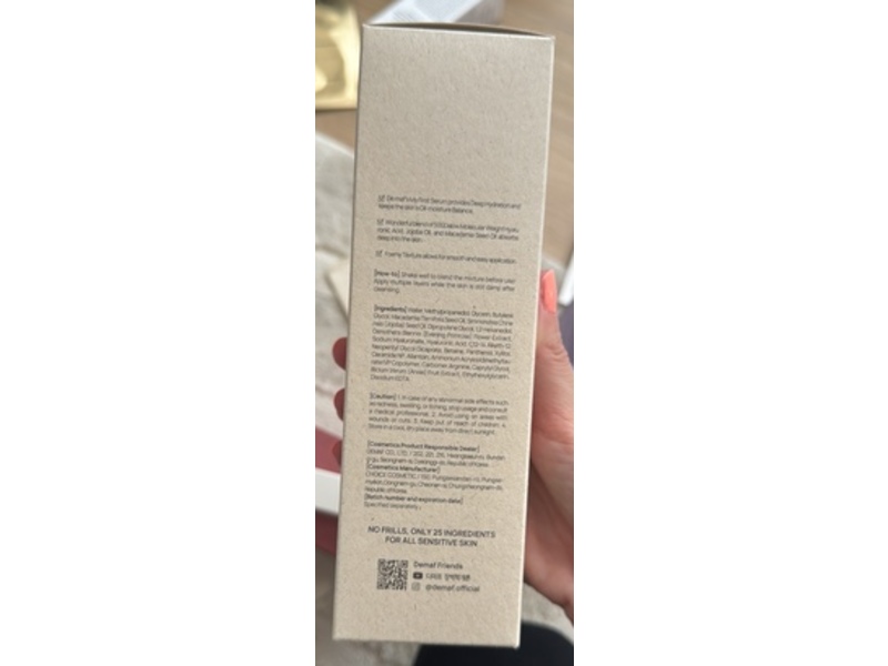 De:maf Here-Oh My First Serum, 4.90 fl oz/145 mL