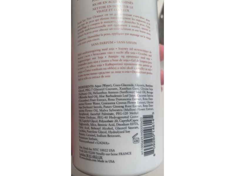 Fresh Soy Face Cleanser, 13.5 fl oz/400 mL