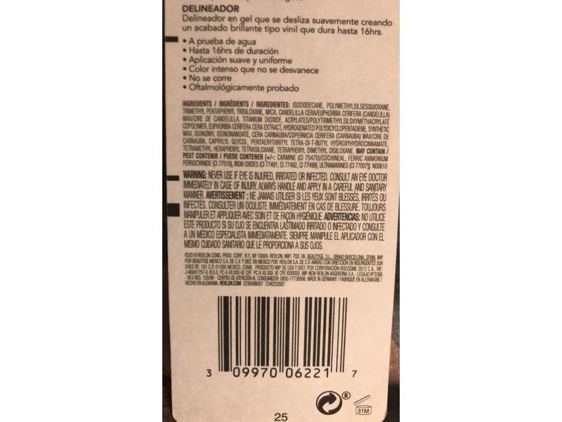 Revlon So Fierce! Vinyl Eyeliner, Powerful Plum, 0.042 Ounce