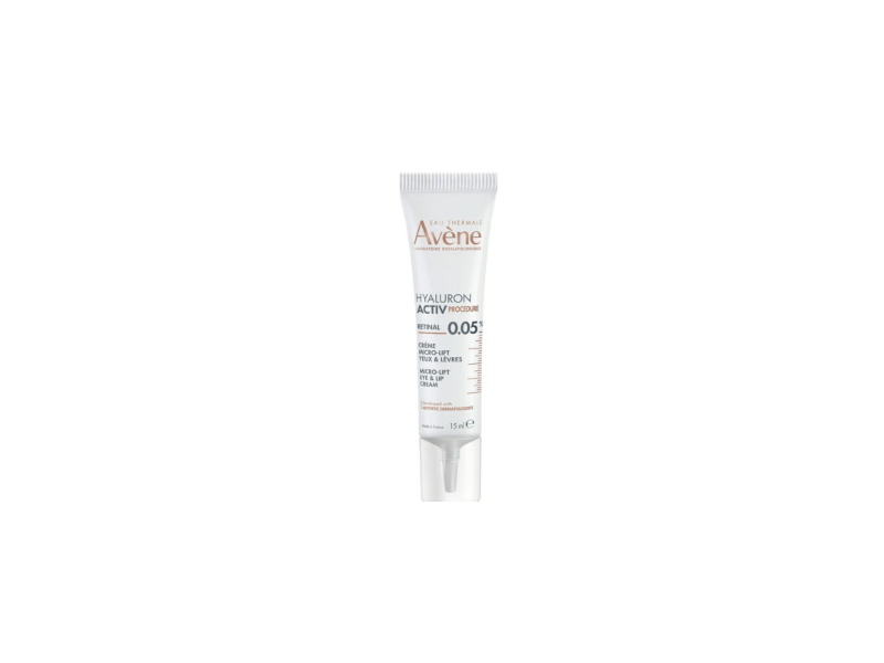Avene Hyaluron Activ Procedure Micro-Lift Eye & Lip Cream, Retinal 0.05%, 15 mL