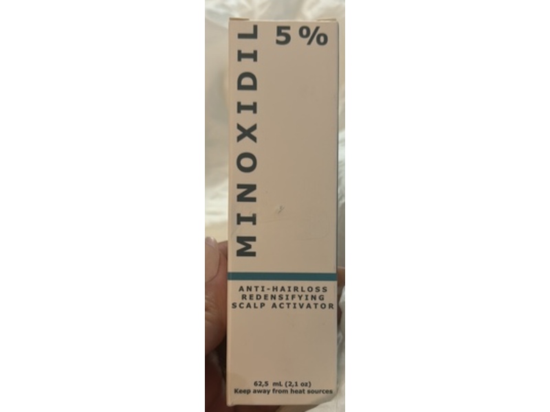 Minoxidil 5% Anti-Hairloss Redensifying Scalp Activator, 2.1 oz/62.5 mL