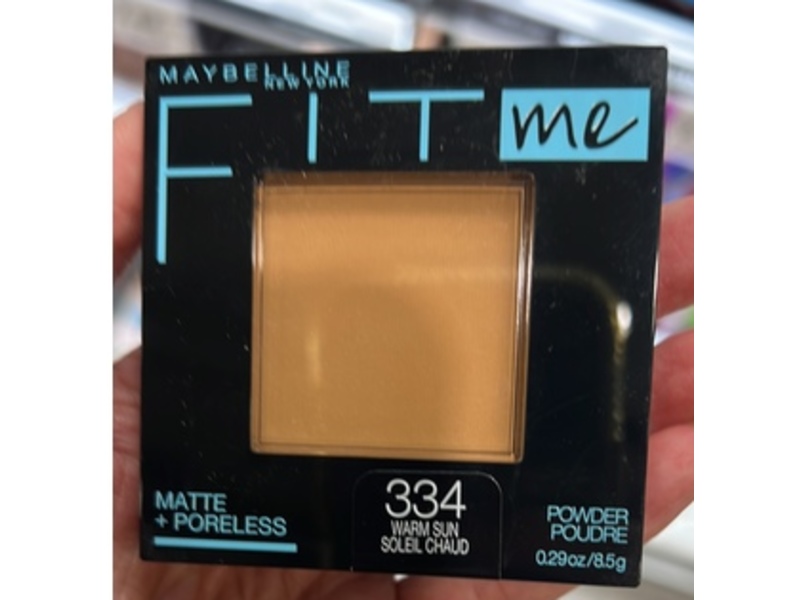 Maybelline New York Fit Me Matte + Poreless Powder, 334 Warn Sun, 0.29 oz/8.5 g