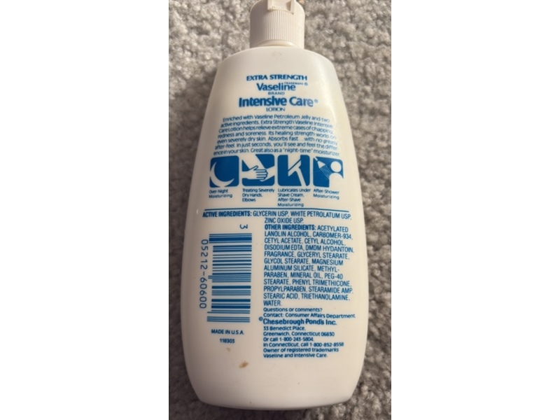 Vaseline Intensive Care Extra Strength Lotion, 6 fl oz
