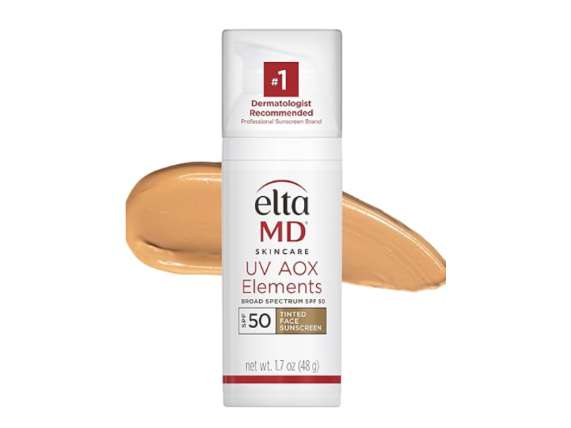 EltaMD UV Aox Elements Tinted Face Sunscreen, SPF 50, 1.7 oz/48 g