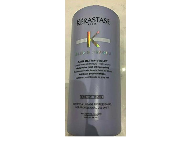 Kerastase Bain Ultra-Violet Purple Shampoo, 34 fl oz/1000 mL