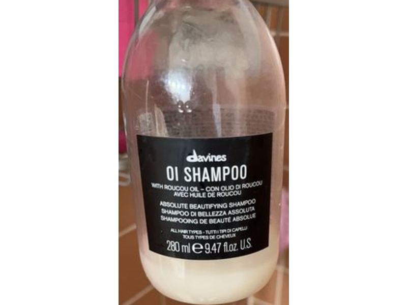 Davines Oil Shampoo, Roucou Oil, 9.47 fl oz/280 mL