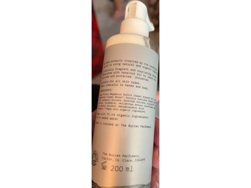 The Burren Perfumery Irish Limestone Nourishing Hand & Body Lotion, 200 mL