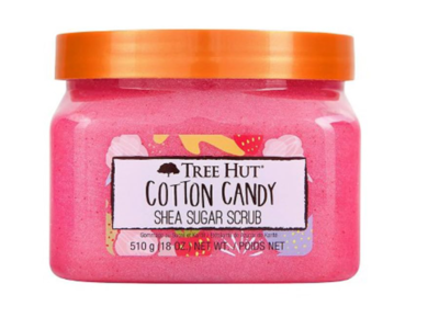 Tree Hut Shea Sugar Scrub, Cotton Candy, 18 oz/510 g