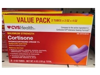 CVS Health Cortisone Hydrocortisone Cream 1%, Maximum Strength, 2 oz, 2 Count - Image 3