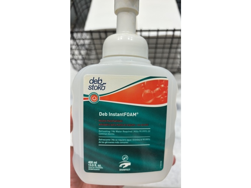 Deb Stoko Instant Foam Hand Sanitizer, 13.5 fl oz/400 mL