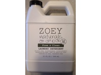 Zoey Naturals Laundry Detergent, Free & Clean, 42 Loads, 32 fl oz/946 mL - thumbnail 2