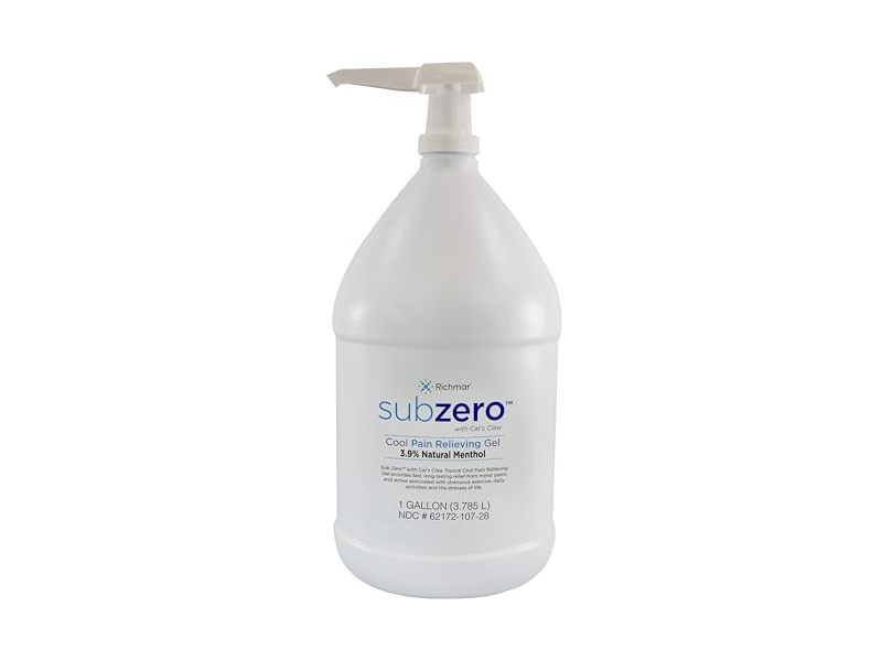 Richmar Subzero Cool Pain Relieving Gel, 1 Gallon/3.785 L