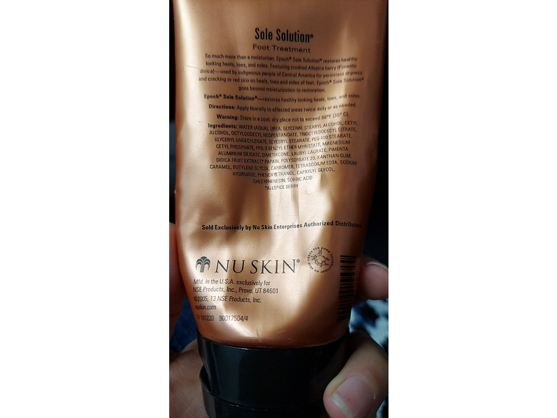 Epoch Sole Solution Foot Treatment, 4.2 fl oz/125 mL