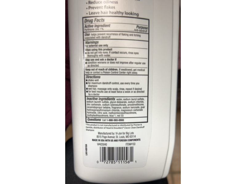 Sound Body Everday Clean Dandruff Shampoo, 23 fl oz/700 mL