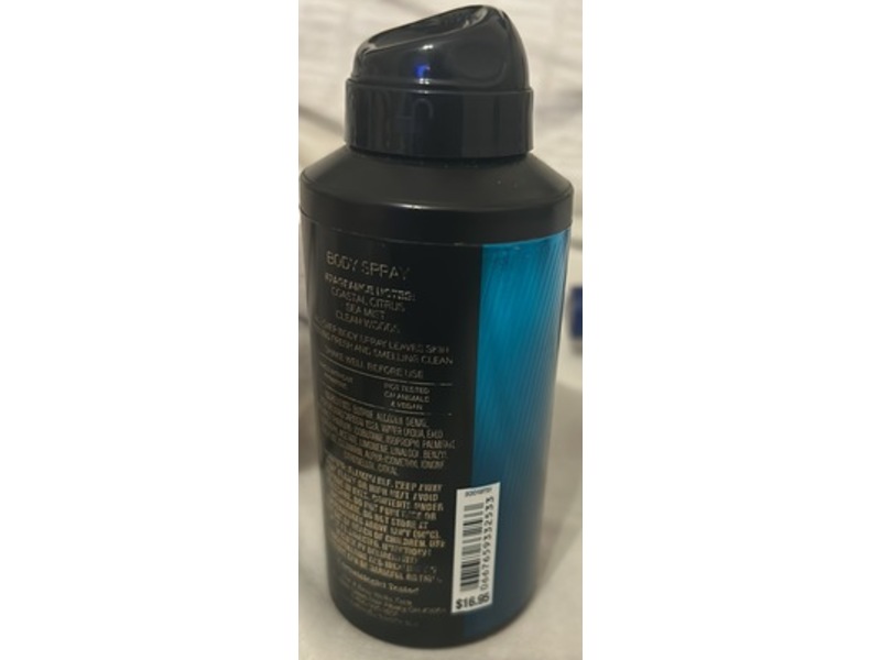 Bath & Body Works Body Spray, Atlantic, 3.7 oz/104 mL