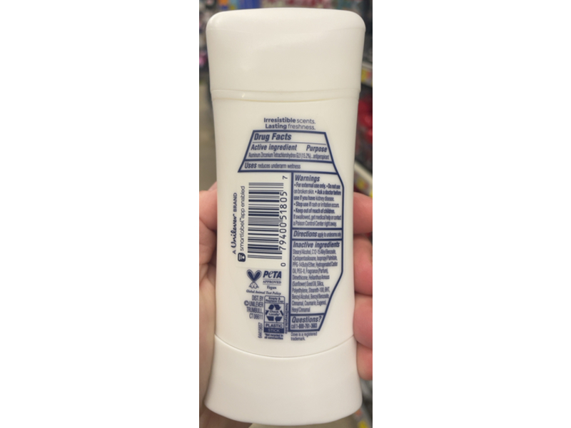 Dove Holiday Treats Limited Edition Antiperspirant, Apple Cider Caramel, 2.6 oz/74 g