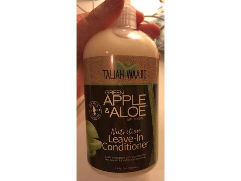 Taliah Waajid Leave-In Conditioner, Green Apple & Aloe, 12 fl oz/355 mL