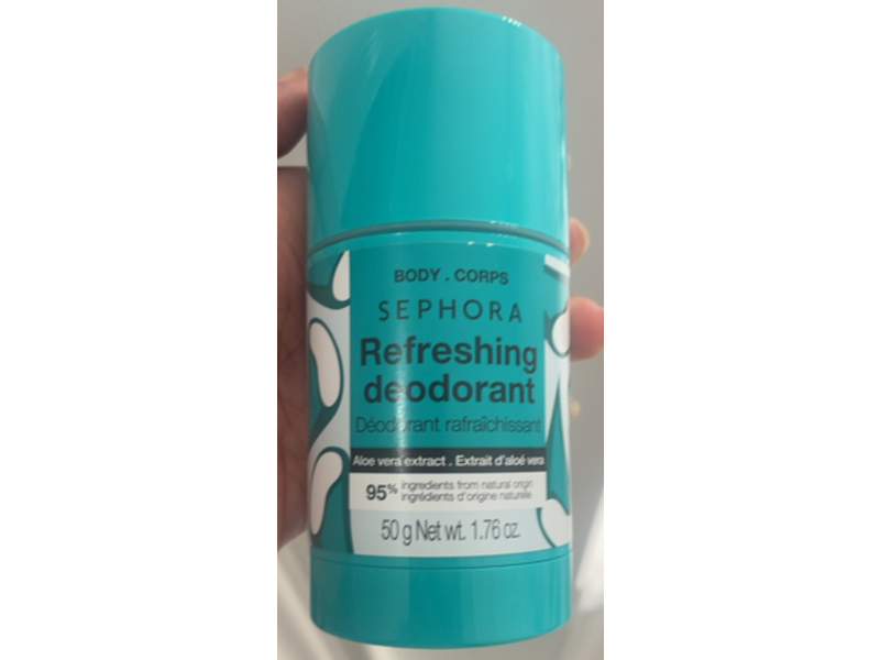 Sephora Collection Refreshing Deodorant, Aloe Vera Extract, 1.76 oz/50 g
