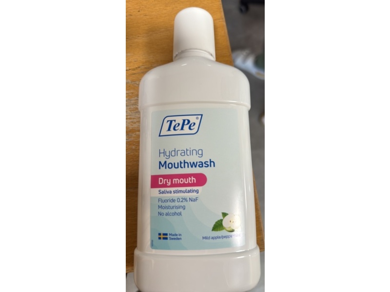 Tepe Hydrating Mouthwash, Mild Apple & Peppermint, 500 mL