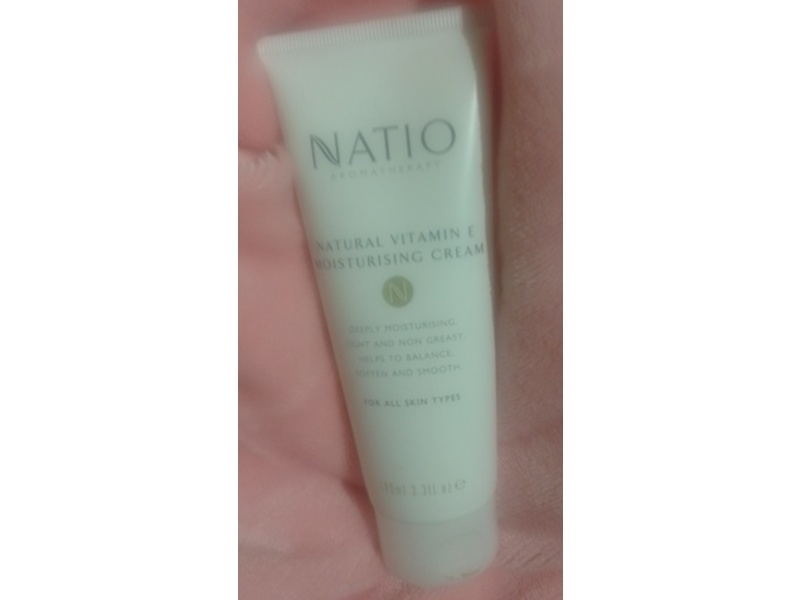 Natio Aromatherapy Natural Vitamin E Moisturising Cream, 3.3 fl oz/100 mL