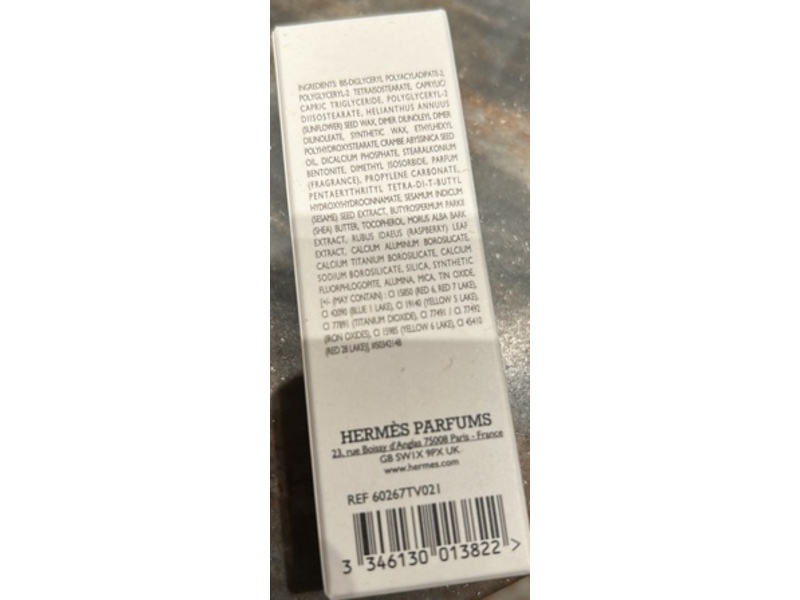 Hermes Paris Silky Lipstick Shine, 21 Rose Epice, 0.1 oz/3 g