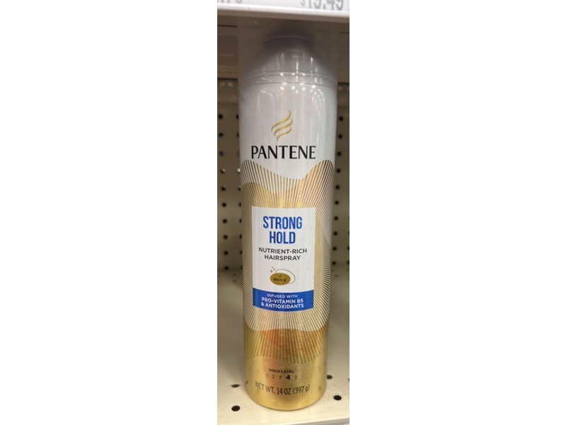 Pantene Strong Hold Nutrient-Rich Hairspray, 14 oz/397 g