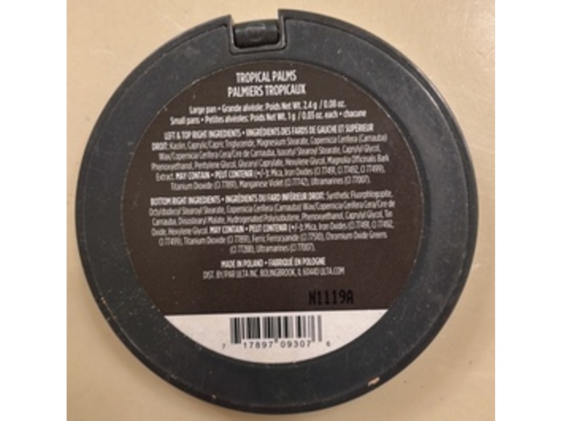 ULTAbeauty Color Clique Eye Shadow Trio, Tropical Palms, 0.08 oz/2.4 g