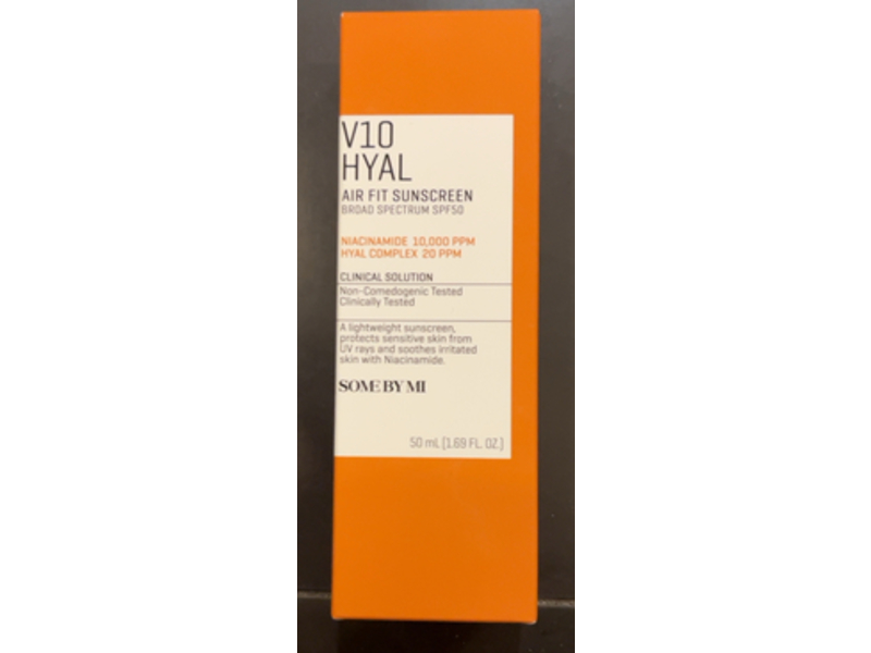 Some Bi Mi V10 Hyal Air Fit Sunscreen, SPF 50, 1.69 fl oz/50 mL