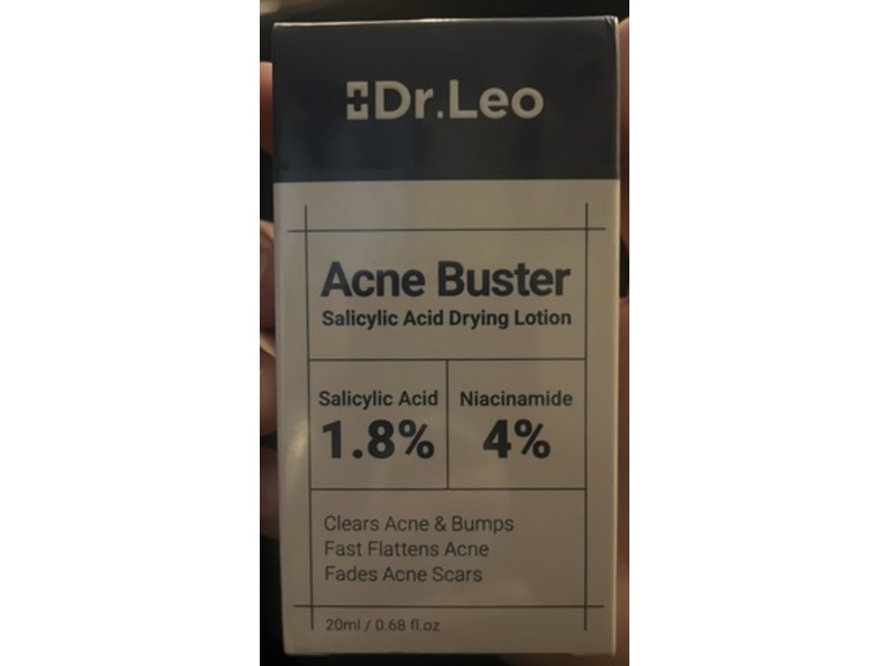 Dr Leo Acne Buster Salicylic Acid Drying Lotion, 0.68 fl oz/20 mL