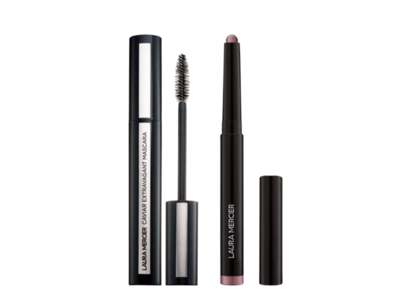 Laura Mercier Caviar Eyeshadow & Mascara Bundle, Amethyst, 0.05 oz/1.64 g