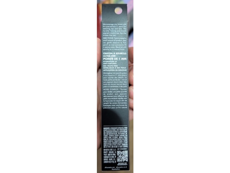 e.l.f. Cosmetics Micro-Fine Brow Pencil, Deep Brown, 0.001 oz/0.03 g