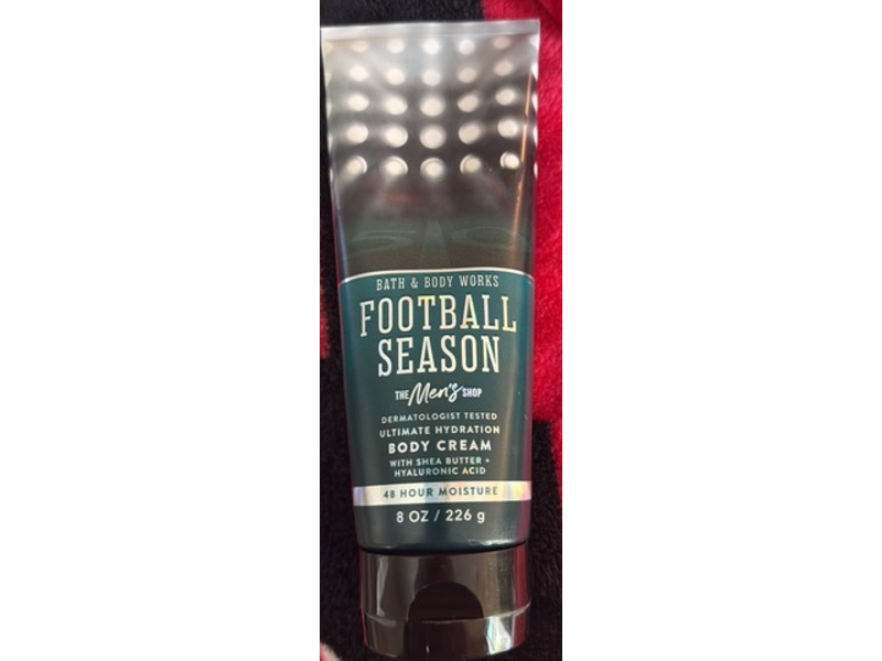 Bath & Body Works The Men's Shop Ultimate Hydration Body Cream, Football Season, 8 oz/226 g