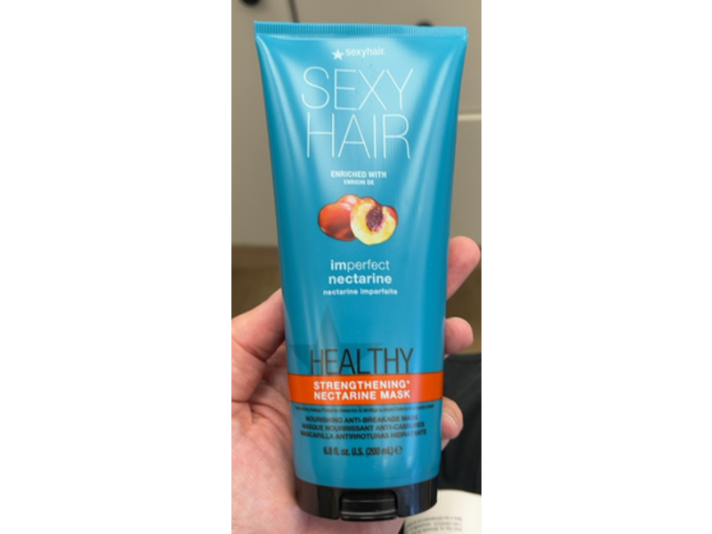 Sexy Hair Healthy Imperfect Fruit Strengthening Anti-Breakage Mask, Nectarine, 6.8 fl oz/200 mL
