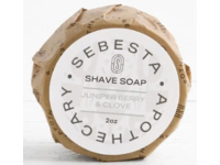 Sebesta Apothecary Shave Soap, Juniper Berry & Clove, 2 oz - thumbnail 1