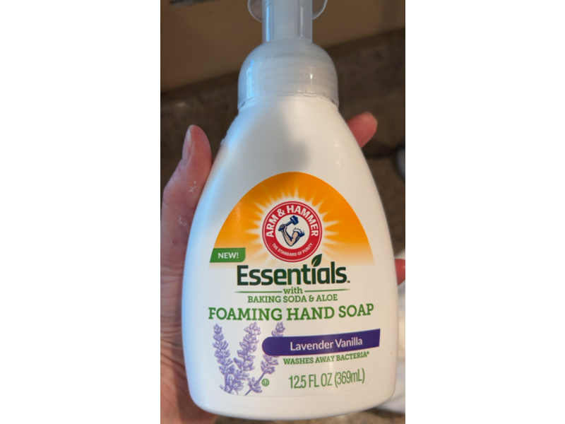 Arm & Hammer Essentials Foaming Hand Soap, Lavender Vanilla, 12.5 fl oz/369 mL