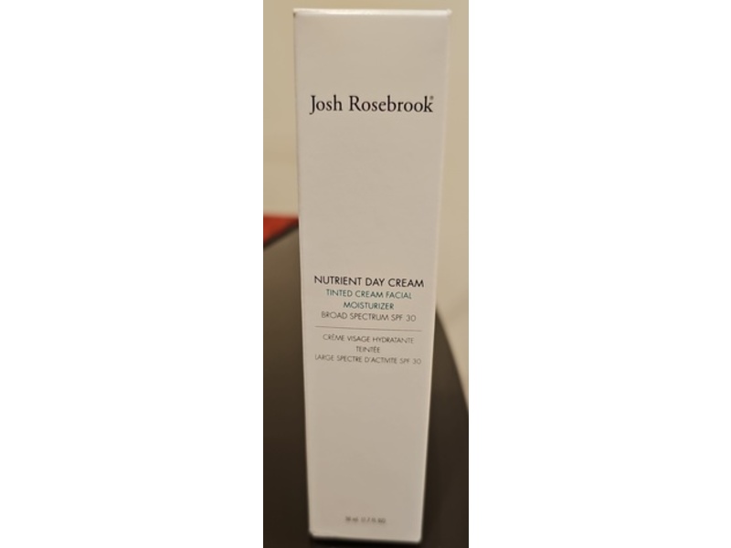 Josh Rosebrook Nutrient Day Cream Tinted Cream Facial Moisturizer, SPF 30, 1.7 fl oz/50 mL