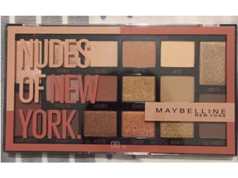 Maybelline New York Nudes Of New York Eyeshadow Palette, 0.634 oz/18 g