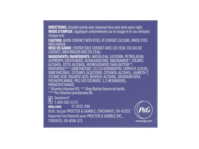 Olay Deep Moisture Slugging Mask, Shea Butter, 3.4 fl oz/100 mL