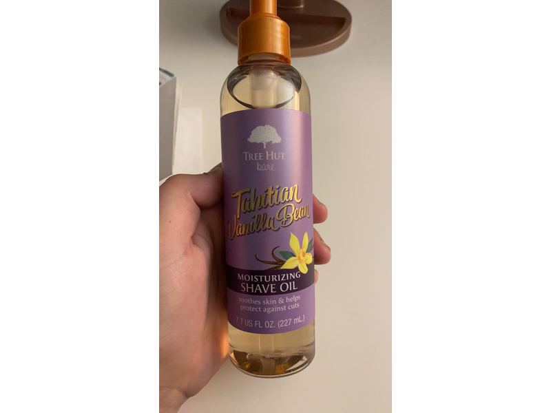 Tree Hut Bare Moisturizing Shave Oil Tahitian Vanilla Bean 7.7oz