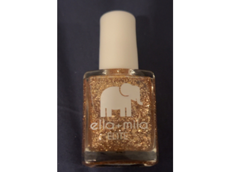 ella+mila Professional Nail Polish, Drippin' Gold, 0.45 fl oz/13/3 mL