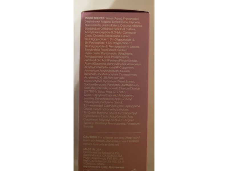 Solawave LightBoost Face & Neck Serum, 1.0 fl oz/30 mL