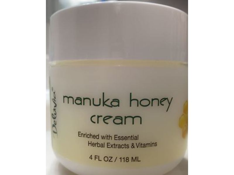 Deluvia Manuka Honey Cream, 4 fl oz/118 mL