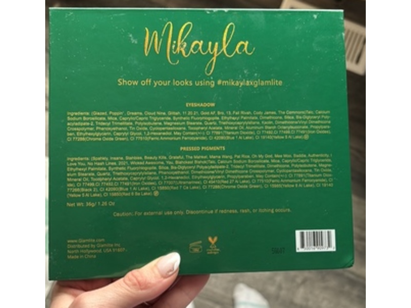 Glamlite Mikayla Eyeshadow & Pressed Pigment, 1.26 fl oz/36 g