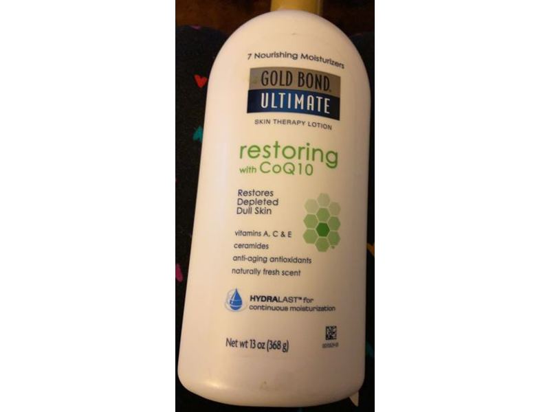 Gold Bond Ultimate Skin Therapy Lotion, Restoring With Coq10, 13 oz/368 g