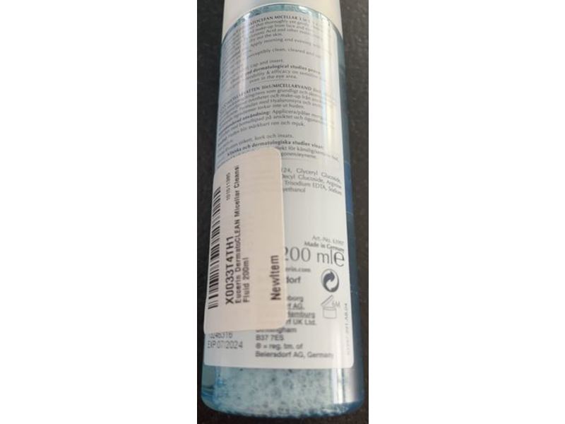 Eucerin DermatoCLEAN 3 In 1 Micellar Water, 200 mL