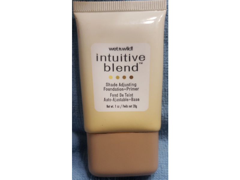 Wet N Wild Intuitive Blend Foundation+ Primer, Shade Adjusting, 176 Light, 1 oz/28 g