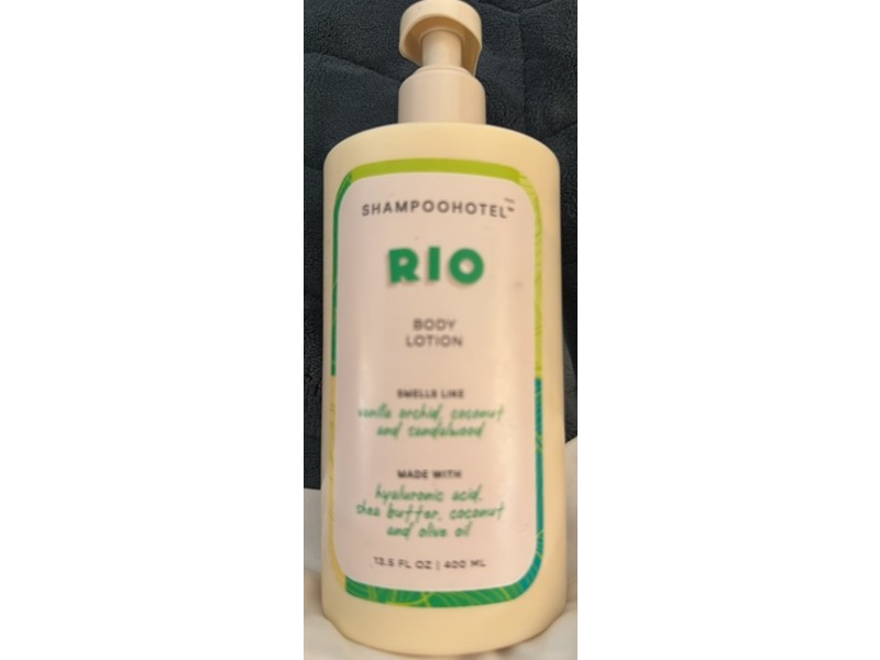 Shampoohotel Rio Body Lotion, Vanilla Orchid, Coconut & Sandalwood, 13.5 fl oz/400 mL