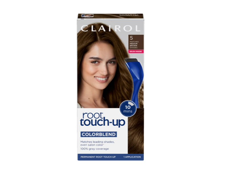 Clairol ColorBlend Permanent Root Touch-Up, 5 Medium Brown, 1 Application, Pack Of 2