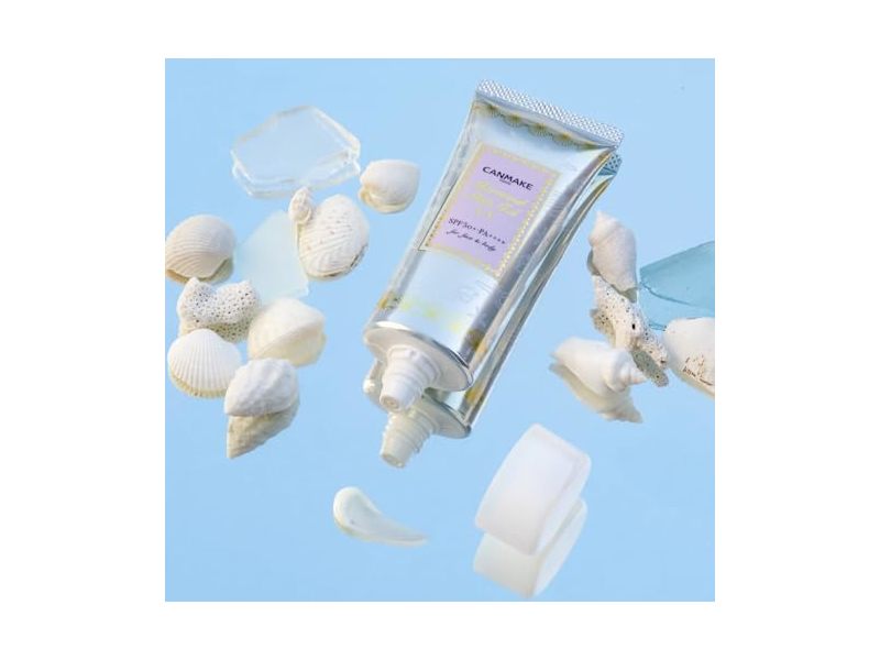 CANMAKE Tokyo Mermaid Skin Gel Sunscreen UV SPF50 #01 Clear 40g (Pack Of 2)