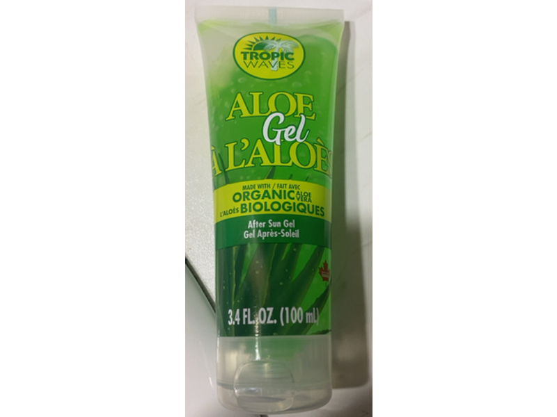 Tropic Waves Aloe After Sun Gel, 3.4 fl oz/100 mL